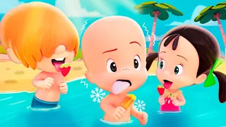 Hot and cold Summer Song | Cleo & Cuquin: Fun Nursery Rhymes