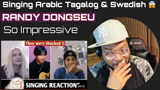 RANDY DONGSEU SINGING ARABIC TAGALOG AND SWEDISH SONG | SHOCKED EVERYONE (REACTION) OMETV