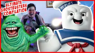 Attack of Slimer & Stay Puft Marshmallow man Ghostbusters skits full movie ultimate collection