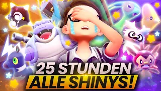 Ich habe 25H um so viele SHINY POKEMON wie möglich zu fangen!