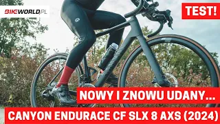 Test: Canyon Endurace CF SLX 8 AXS 2024 - nowa odsłona bestsellerowego długodystansowca!