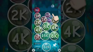 Double the Bubble (Android Game Like 2048) Recording 1