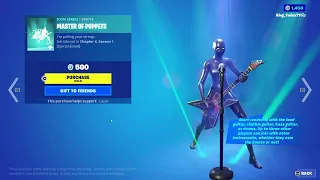 Master of puppets emote in Fortnite. This emote is epic!