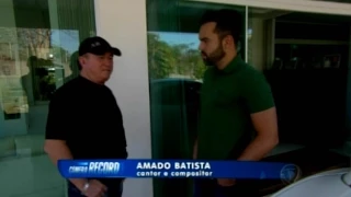 Amado Batista no Câmera Record / reportagem:Alex Sampaio