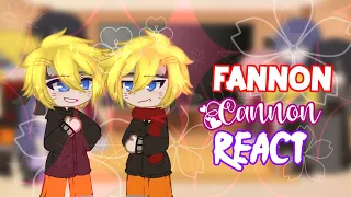 Naruto Fannon and cannon ships react🦊🍜🌈🖤react naruto