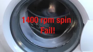 Logik L612WM16 washing machine || Test wash with new board. Final spin fail!