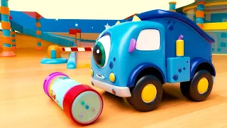 🚗 Машинки Мокас – Серия 28 –  Мыльные пузыри | Добрый мультик для малышей про машинки