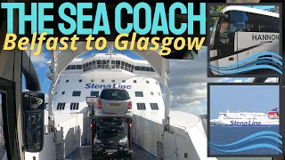 The Irish Sea is no barrier for this coach journey! Belfast to Glasgow with Hannon Coaches...