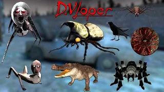 All DVloper Pets in All DVloper Games | Granny 1.8 The Twins Slendrina X Granny 2 Granny 3