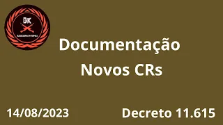 Documentação para Novos CR´s - CR do CAC 2023