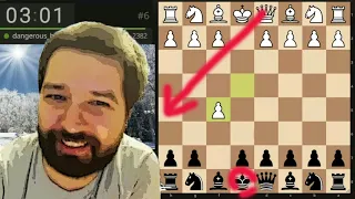 1. е2-е4 f7-f5!!!! ♟ Гамбит Дураса против Опасного парня