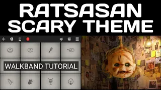 Ratsasan Scary Theme 🔥 | Walkband Tutorial | Piano tutorial | Drumming #pianotimepass #ratsasan