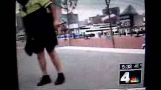 baltimore cop vs skaters on the news