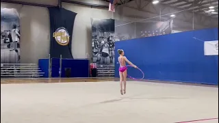 Orlando Cup 2022, Adelina Level 6 Hoop routine