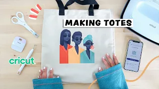 Creating Totes with Cricut!