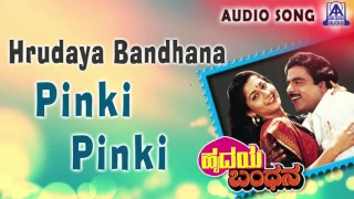 Hrudaya Bandhana | "Pinki Pinki" Audio Song | Ambareesh,Sudharani | Akash Audio