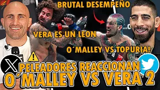 UFC 299: PELEADORES REACCIONAN a BRUTAL PALIZA de SEAN O’MALLEY vs MARLON CHITO VERA UFC 299 RESUMEN