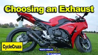 Tips For Choosing Motorcycle Exhaust (Avoid Problems)| MotoVlog