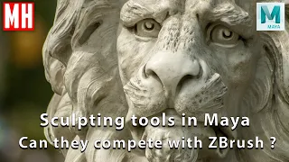 Sculpting tools in Maya, can they compete with ZBrush ?