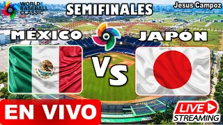 Mexico vs Japon EN VIVO hoy Clasico Mundial de Beisbol 2023 donde ver semifinales 20/03/2023 en vivo