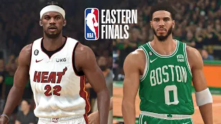 2023 NBA Playoffs ECF: HEAT vs CELTICS (PREVIEW) | NBA 2K23 ULTRA REALISTIC GRAPHICS