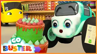 The Great Cake Race | Go Buster - Bus cartoons & Kids stories | Kids Video