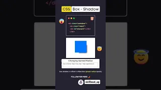 CSS Box Shadow 🎯 #css #frontend #shorts #shortvideo