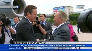 Дэвид Кэмерон впервые прибыл в Казахстан с государственным визитом