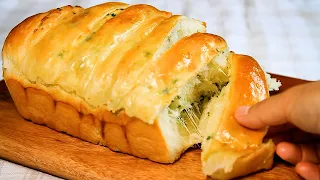 💯Everyone was surprised after trying it!  Easy and delicious garlic bread recipe