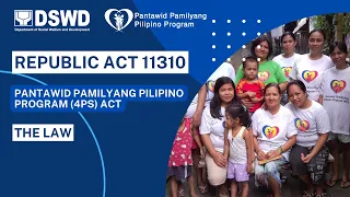 REPUBLIC ACT 11310 | Pantawid Pamilyang Pilipino Program (4Ps) Act
