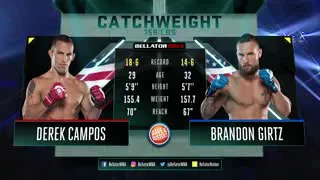 Bloody  💪//MMA Fighting  ..// Derek Campos vs  Brandon Girtz.