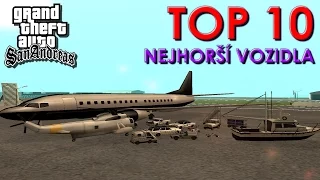 10 nejhorších vozidel v GTA San Andreas