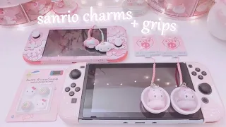 Nintendo Switch Sanrio Accessories Cute Charms + Thumb Grips