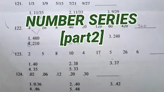 Part2 Number Series | Civil Service Exam Numerical Reasoning [from random post]