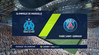 FIFA 22 - Marseille vs PSG - Ligue 1 France | Full Match Gameplay