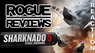 SHARKNADO 5: GLOBAL SWARMING Trailer Reaction | Rogue Reviews