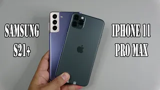 Samsung Galaxy S21 Plus vs iPhone 11 Pro max | SpeedTest and Camera comparison