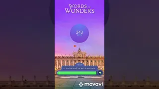 Words of Wonders прохождение #Кроссворд Королевский дворец в мадриде 223 - 224 уровень