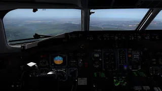 MD-88 HHOOD Approach and Landing PDX 28R Y (RNAV)