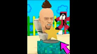 When skibidi toilet plays squid game Dalgona Candy|Monster school Minecraft Animations