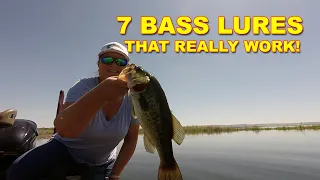 7 Best Bass Lures That Work For Summer  | How To | Bass Fishing
