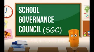 School Governance Council (SGC) Structure