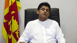 Opposition Leader Sajith Premadasa appeals for urgent international support to fight Covid surge.