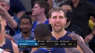 DIRK NOWITZKI'S LAST EVER BUCKET!