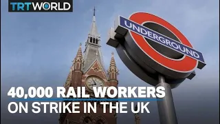 Tens of thousands of rail workers begin three-day strike in UK