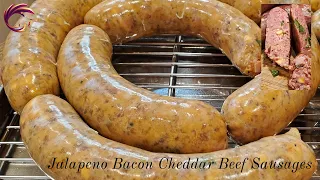 Jalapeno Bacon Cheddar Beef Sausage