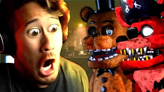 Friday Night Funkin' Markiplier vs FNAF 1 | BITE: An Ourple Guy Fanmade (FNF Mod)