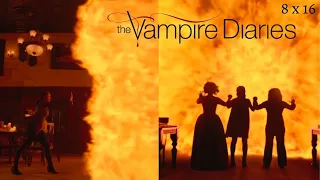 The Vampire Diaries: 8x16 - Bonnie saves Mystic Falls with Bennett witches [ ulta full HD ]