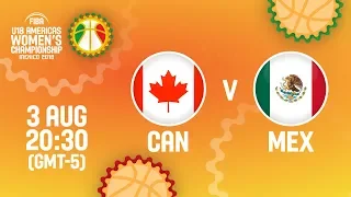 Canada v Mexico - Full Game - FIBA U18 Women's Americas Championship 2018