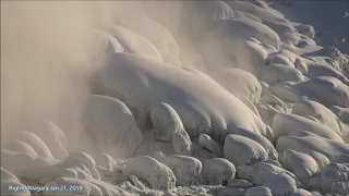 RIVER OF ICE at Niagara Falls, PART 1 (Jan.21, 2019)